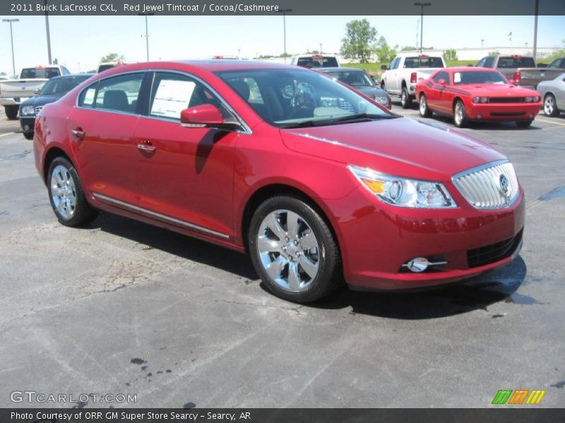 Red Jewel Tintcoat / Cocoa/Cashmere 2011 Buick LaCrosse CXL