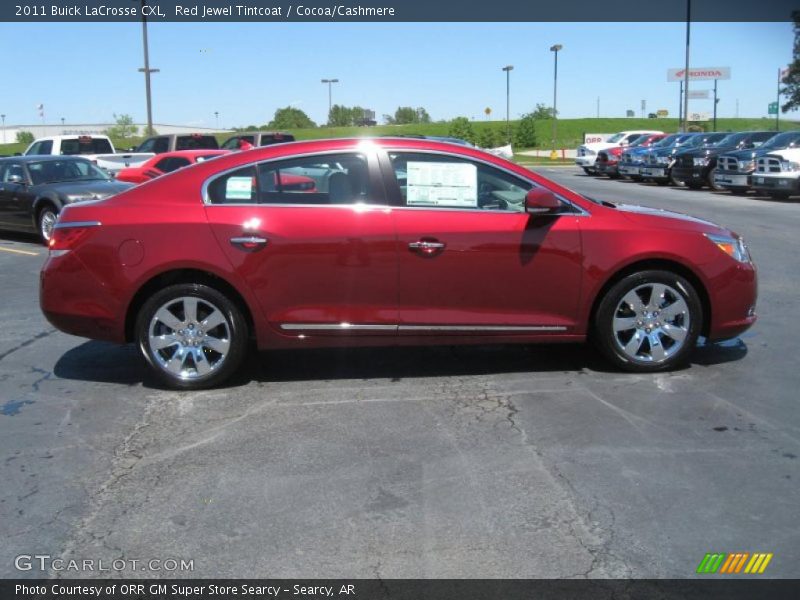Red Jewel Tintcoat / Cocoa/Cashmere 2011 Buick LaCrosse CXL
