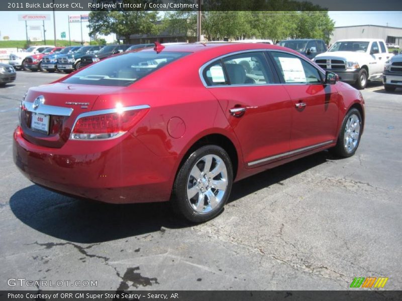 Red Jewel Tintcoat / Cocoa/Cashmere 2011 Buick LaCrosse CXL
