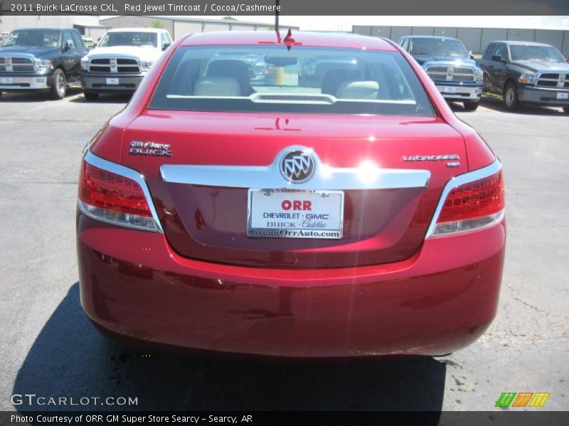 Red Jewel Tintcoat / Cocoa/Cashmere 2011 Buick LaCrosse CXL