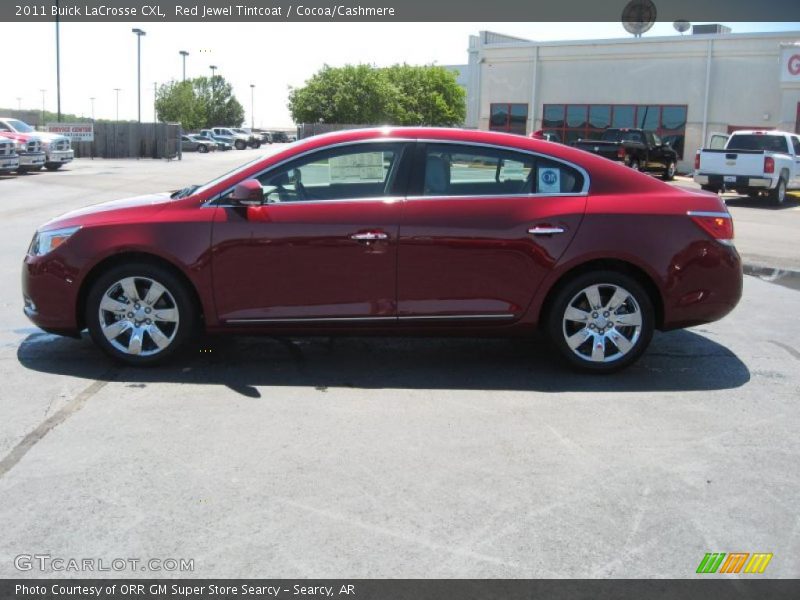 Red Jewel Tintcoat / Cocoa/Cashmere 2011 Buick LaCrosse CXL