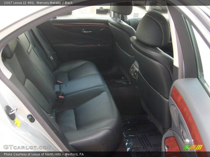 Mercury Metallic / Black 2007 Lexus LS 460