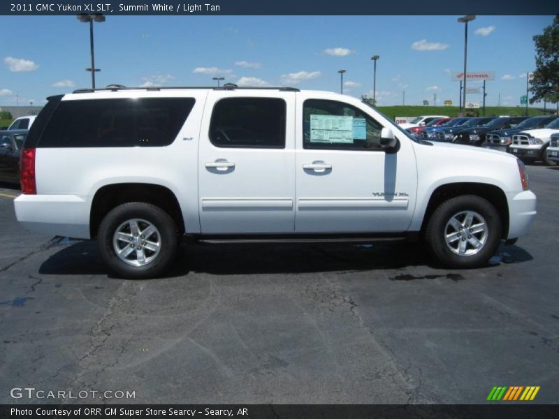 Summit White / Light Tan 2011 GMC Yukon XL SLT