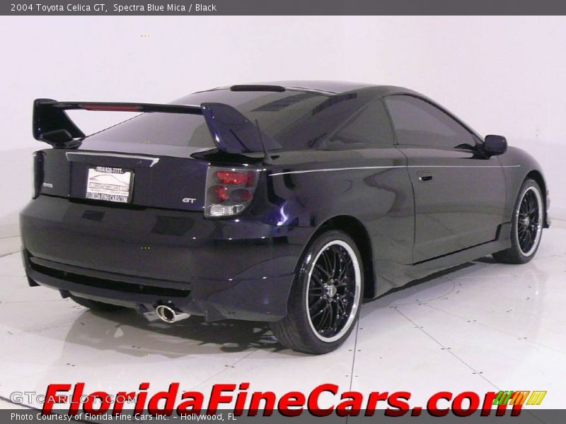 Spectra Blue Mica / Black 2004 Toyota Celica GT