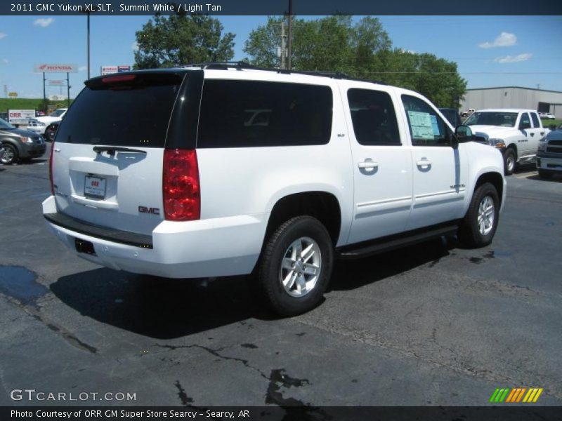 Summit White / Light Tan 2011 GMC Yukon XL SLT