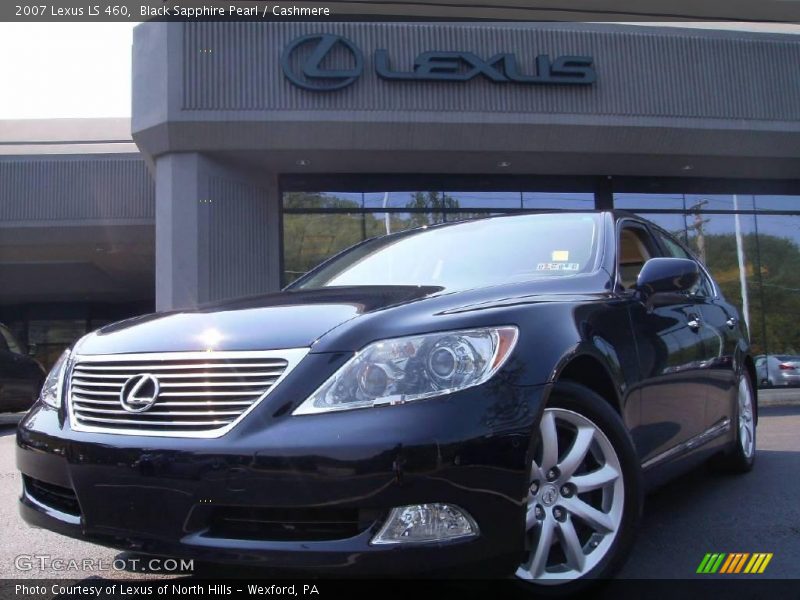 Black Sapphire Pearl / Cashmere 2007 Lexus LS 460