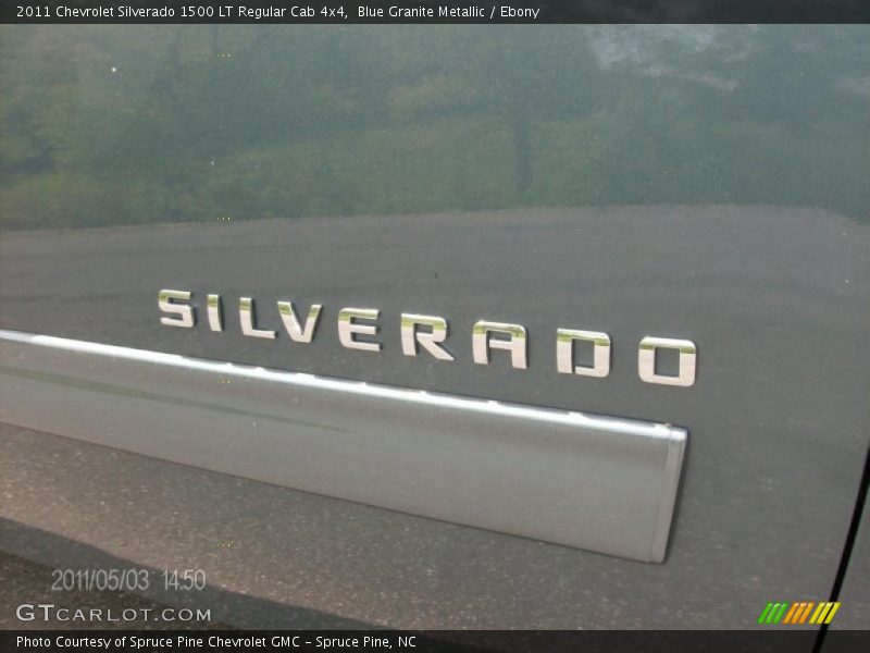 Blue Granite Metallic / Ebony 2011 Chevrolet Silverado 1500 LT Regular Cab 4x4