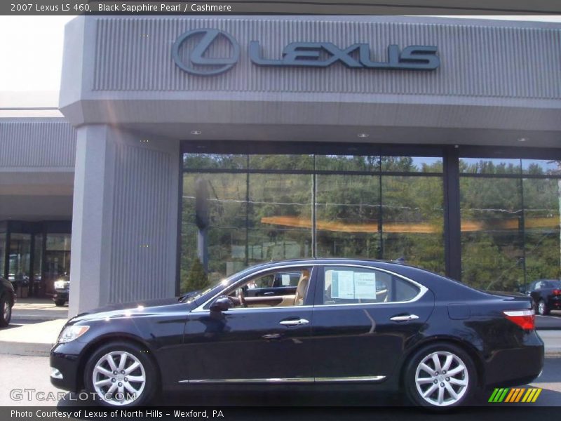 Black Sapphire Pearl / Cashmere 2007 Lexus LS 460