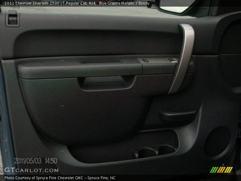 Blue Granite Metallic / Ebony 2011 Chevrolet Silverado 1500 LT Regular Cab 4x4