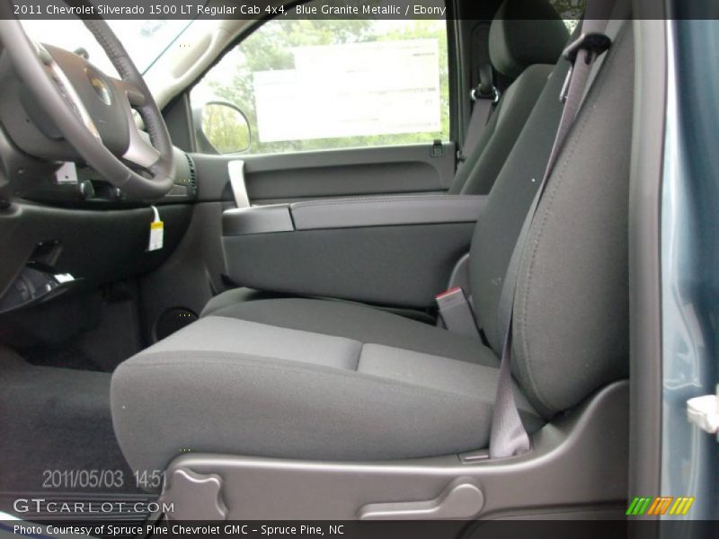 Blue Granite Metallic / Ebony 2011 Chevrolet Silverado 1500 LT Regular Cab 4x4