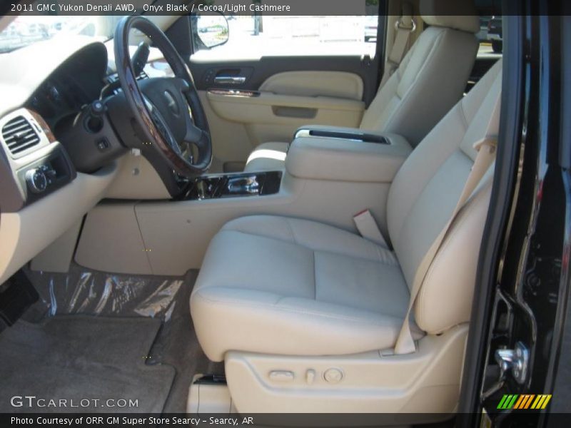 Onyx Black / Cocoa/Light Cashmere 2011 GMC Yukon Denali AWD