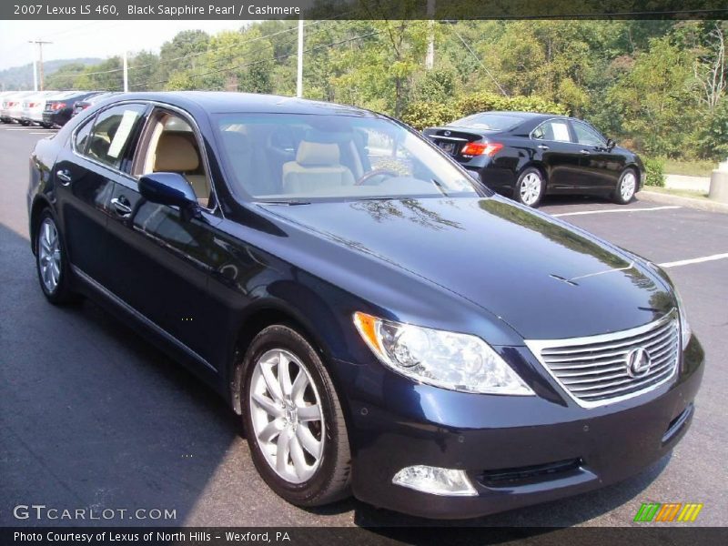 Black Sapphire Pearl / Cashmere 2007 Lexus LS 460