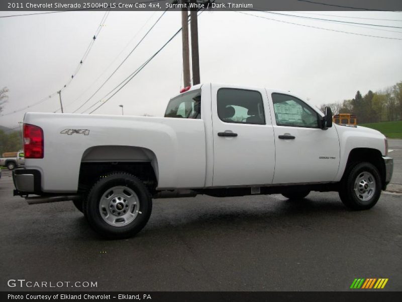Summit White / Dark Titanium 2011 Chevrolet Silverado 2500HD LS Crew Cab 4x4