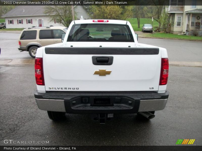 Summit White / Dark Titanium 2011 Chevrolet Silverado 2500HD LS Crew Cab 4x4
