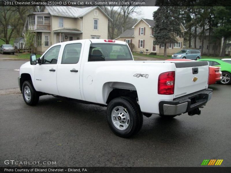 Summit White / Dark Titanium 2011 Chevrolet Silverado 2500HD LS Crew Cab 4x4