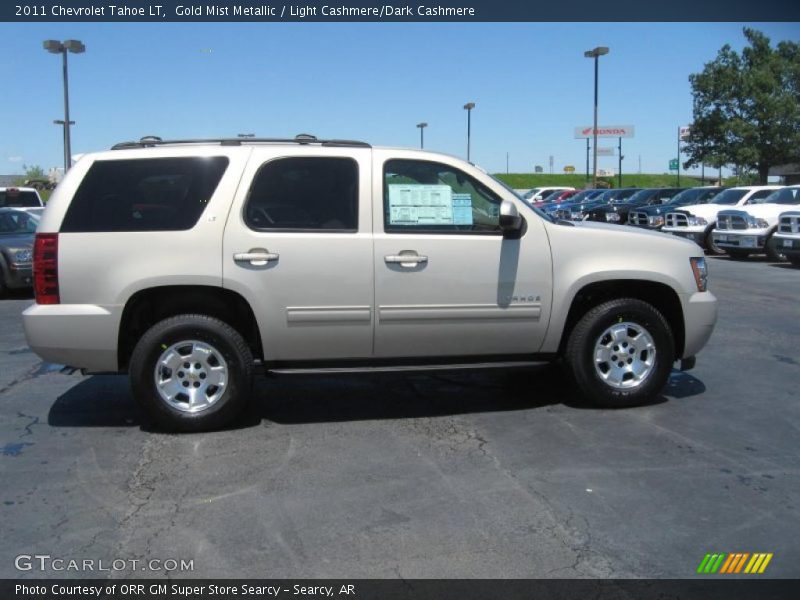 Gold Mist Metallic / Light Cashmere/Dark Cashmere 2011 Chevrolet Tahoe LT