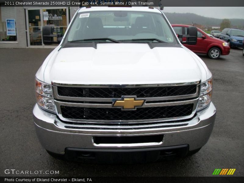 Summit White / Dark Titanium 2011 Chevrolet Silverado 2500HD LS Crew Cab 4x4