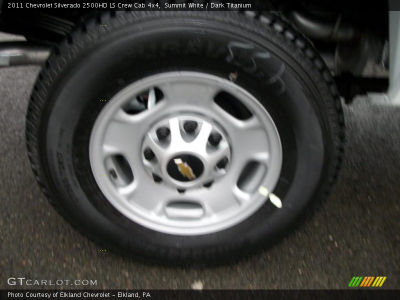 Summit White / Dark Titanium 2011 Chevrolet Silverado 2500HD LS Crew Cab 4x4