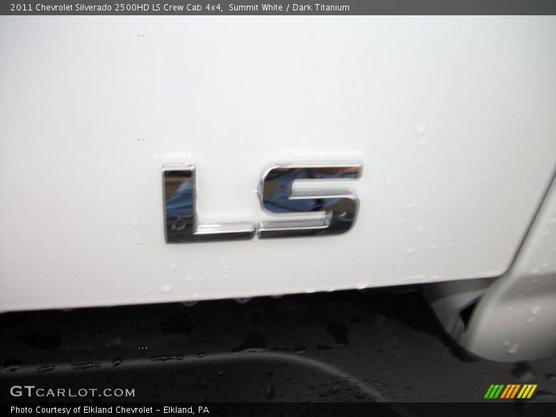 Summit White / Dark Titanium 2011 Chevrolet Silverado 2500HD LS Crew Cab 4x4
