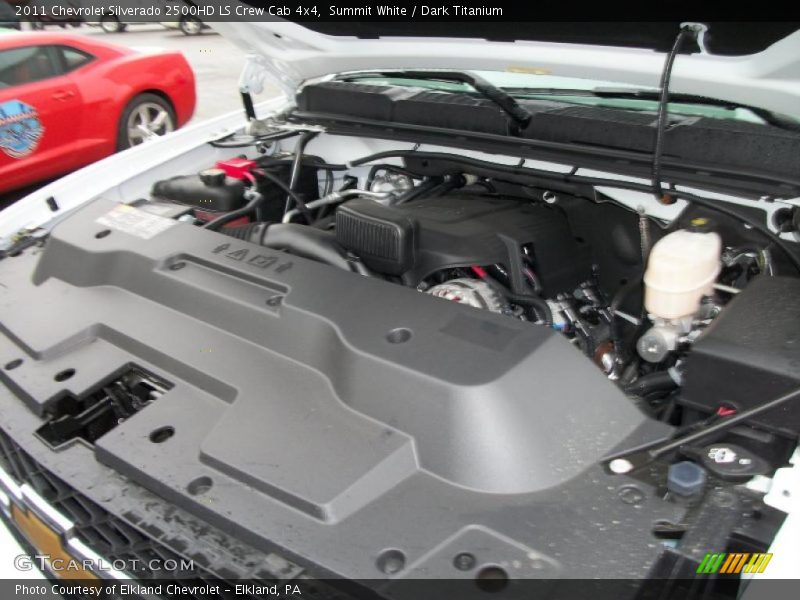 Summit White / Dark Titanium 2011 Chevrolet Silverado 2500HD LS Crew Cab 4x4