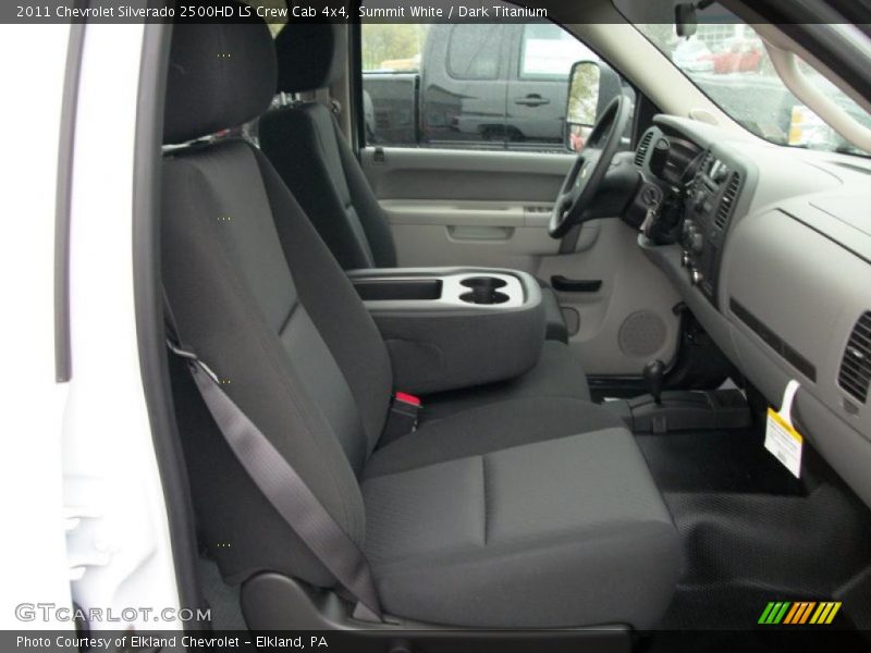 Summit White / Dark Titanium 2011 Chevrolet Silverado 2500HD LS Crew Cab 4x4