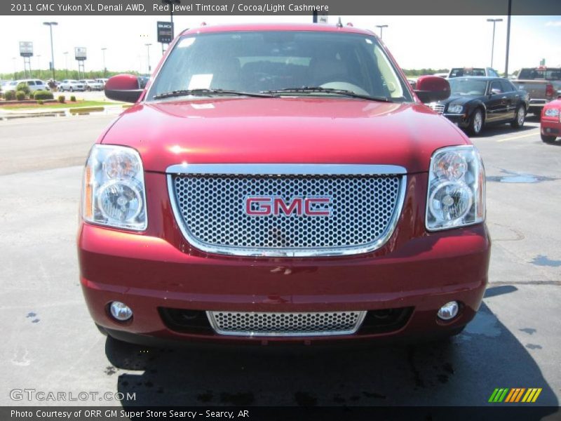 Red Jewel Tintcoat / Cocoa/Light Cashmere 2011 GMC Yukon XL Denali AWD