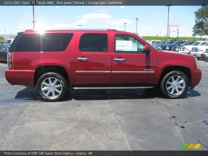 Red Jewel Tintcoat / Cocoa/Light Cashmere 2011 GMC Yukon XL Denali AWD