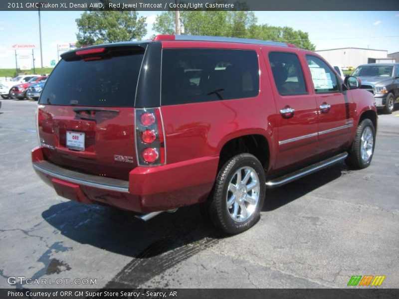 Red Jewel Tintcoat / Cocoa/Light Cashmere 2011 GMC Yukon XL Denali AWD