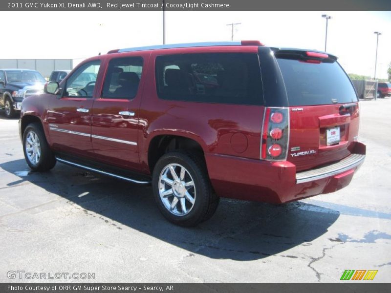 Red Jewel Tintcoat / Cocoa/Light Cashmere 2011 GMC Yukon XL Denali AWD