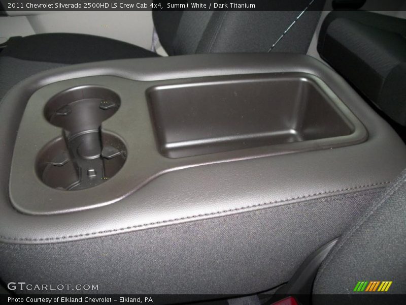 Summit White / Dark Titanium 2011 Chevrolet Silverado 2500HD LS Crew Cab 4x4