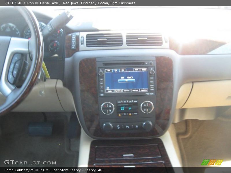Red Jewel Tintcoat / Cocoa/Light Cashmere 2011 GMC Yukon XL Denali AWD
