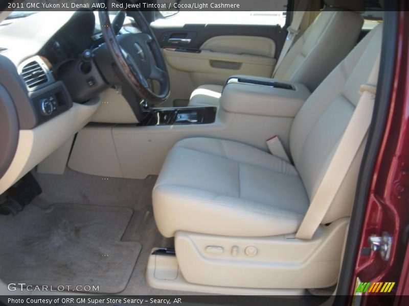 Red Jewel Tintcoat / Cocoa/Light Cashmere 2011 GMC Yukon XL Denali AWD