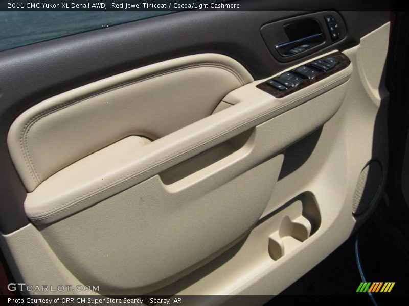 Red Jewel Tintcoat / Cocoa/Light Cashmere 2011 GMC Yukon XL Denali AWD