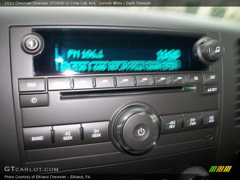 Summit White / Dark Titanium 2011 Chevrolet Silverado 2500HD LS Crew Cab 4x4