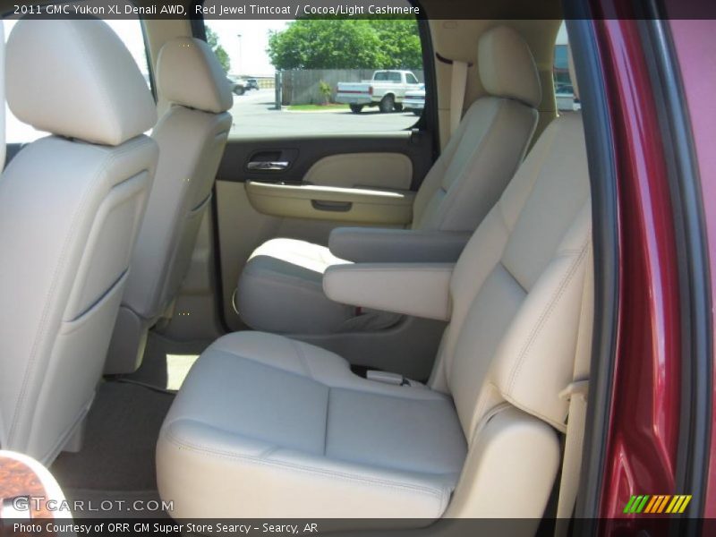 Red Jewel Tintcoat / Cocoa/Light Cashmere 2011 GMC Yukon XL Denali AWD