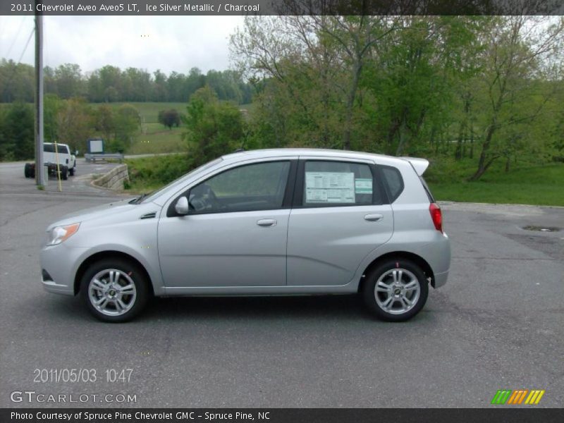 Ice Silver Metallic / Charcoal 2011 Chevrolet Aveo Aveo5 LT