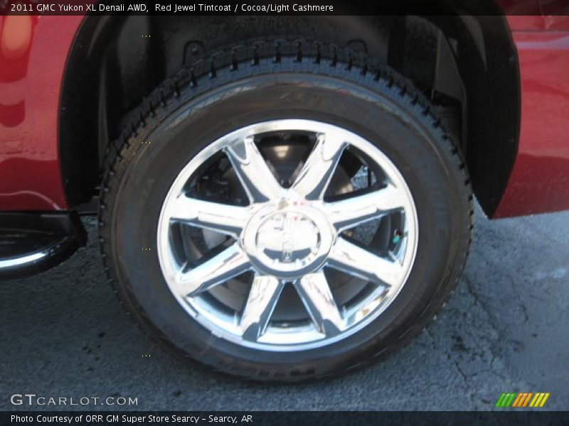Red Jewel Tintcoat / Cocoa/Light Cashmere 2011 GMC Yukon XL Denali AWD