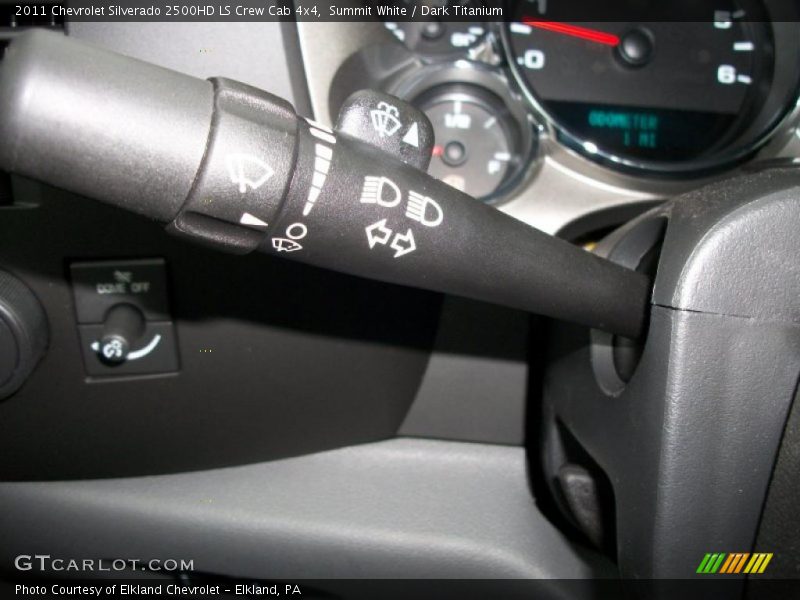 Summit White / Dark Titanium 2011 Chevrolet Silverado 2500HD LS Crew Cab 4x4