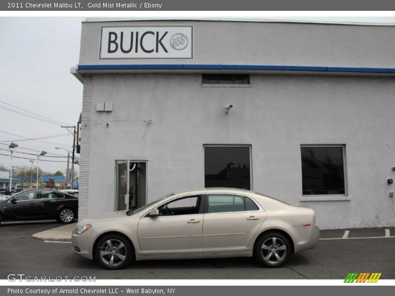 Gold Mist Metallic / Ebony 2011 Chevrolet Malibu LT