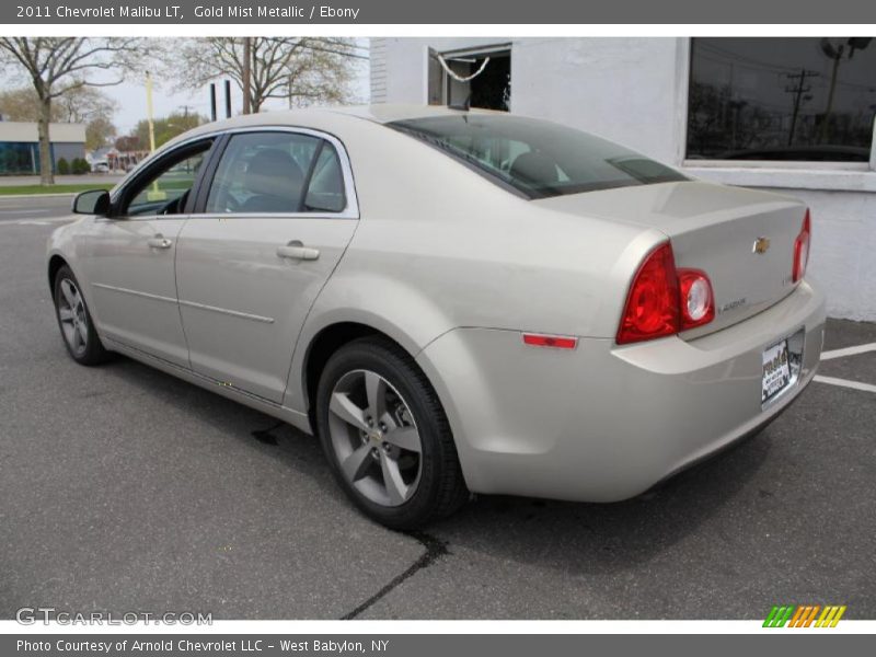 Gold Mist Metallic / Ebony 2011 Chevrolet Malibu LT