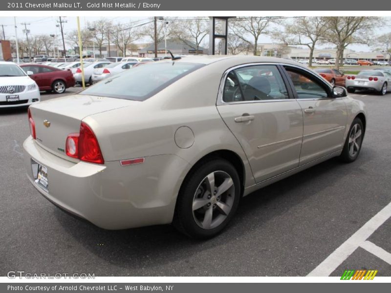 Gold Mist Metallic / Ebony 2011 Chevrolet Malibu LT