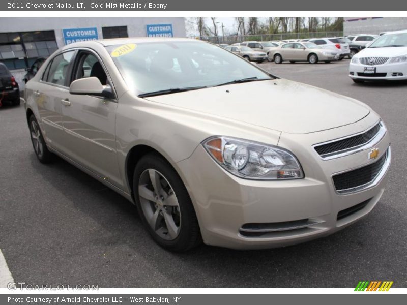 Gold Mist Metallic / Ebony 2011 Chevrolet Malibu LT