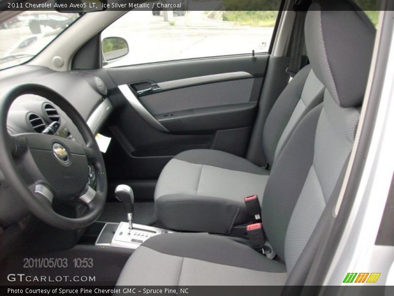  2011 Aveo Aveo5 LT Charcoal Interior