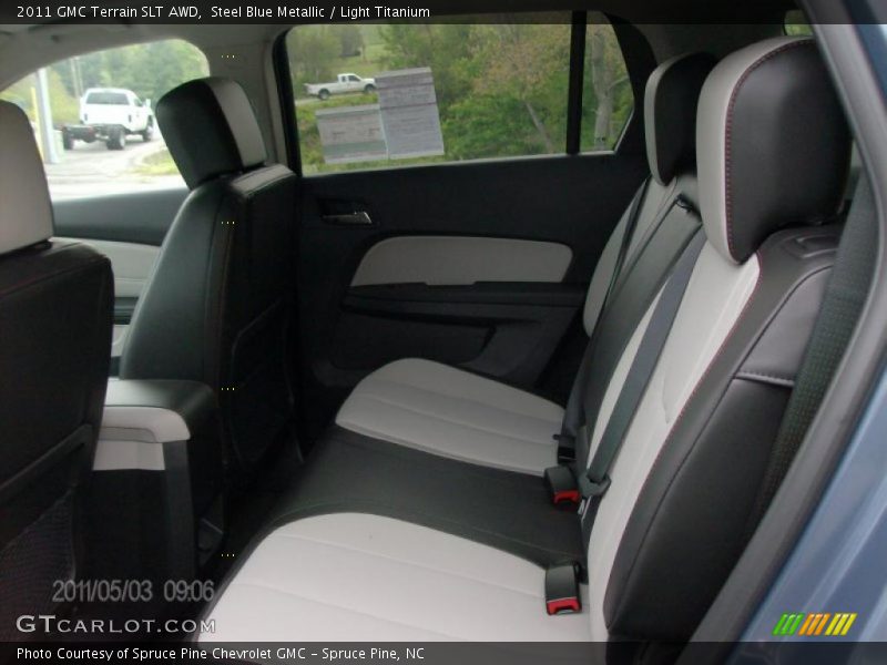 Steel Blue Metallic / Light Titanium 2011 GMC Terrain SLT AWD