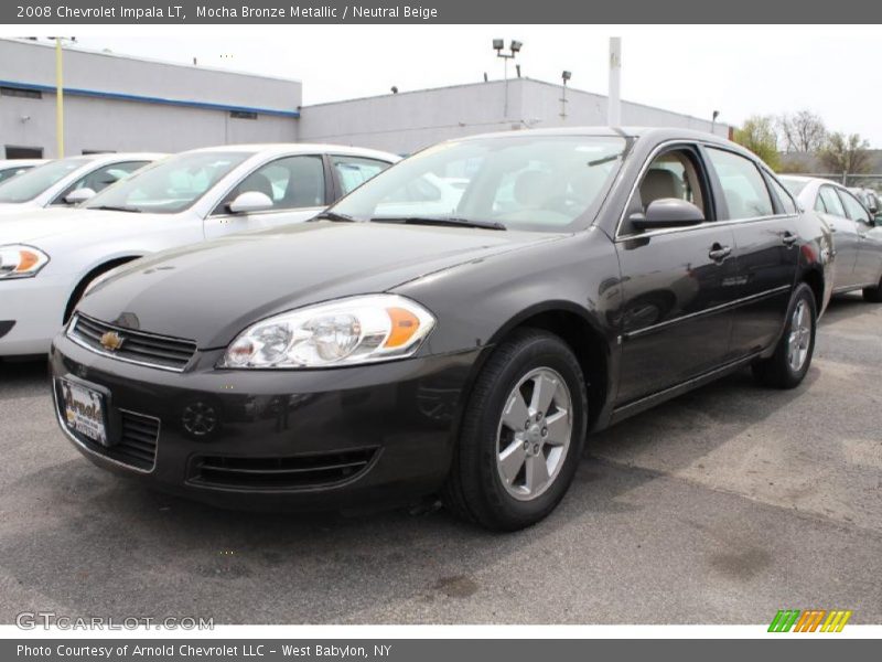 Mocha Bronze Metallic / Neutral Beige 2008 Chevrolet Impala LT