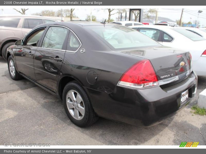Mocha Bronze Metallic / Neutral Beige 2008 Chevrolet Impala LT