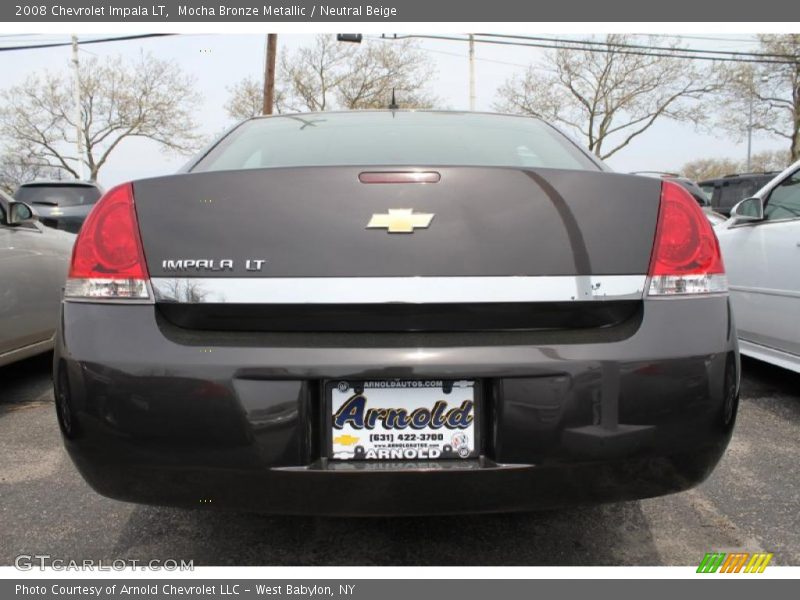 Mocha Bronze Metallic / Neutral Beige 2008 Chevrolet Impala LT