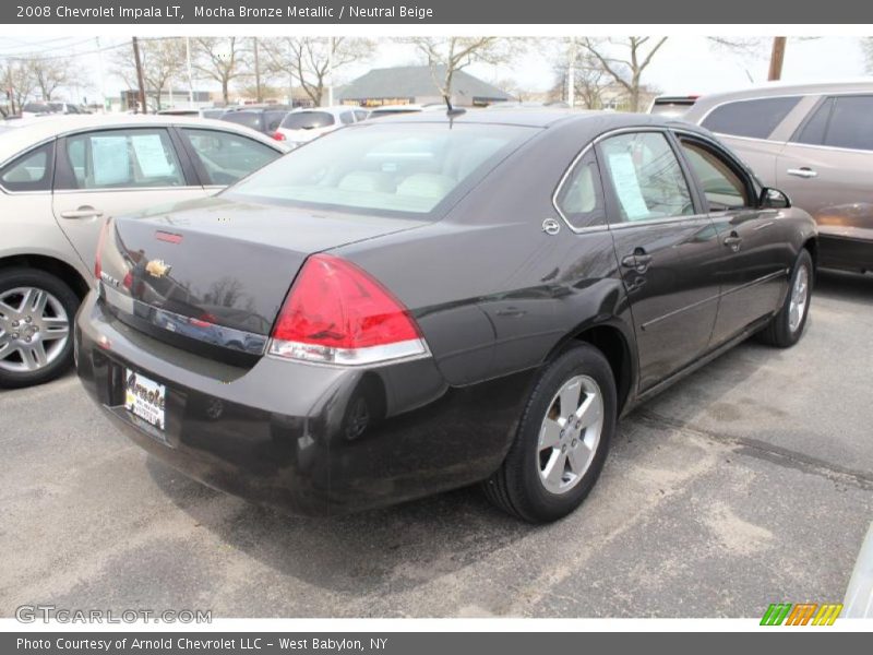 Mocha Bronze Metallic / Neutral Beige 2008 Chevrolet Impala LT