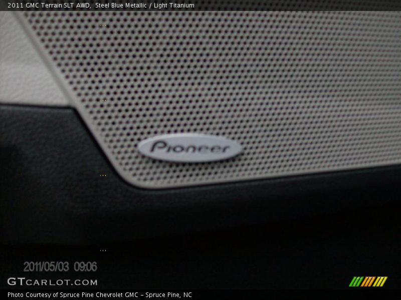Steel Blue Metallic / Light Titanium 2011 GMC Terrain SLT AWD