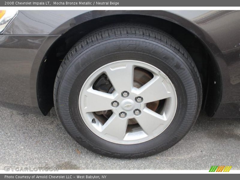 Mocha Bronze Metallic / Neutral Beige 2008 Chevrolet Impala LT